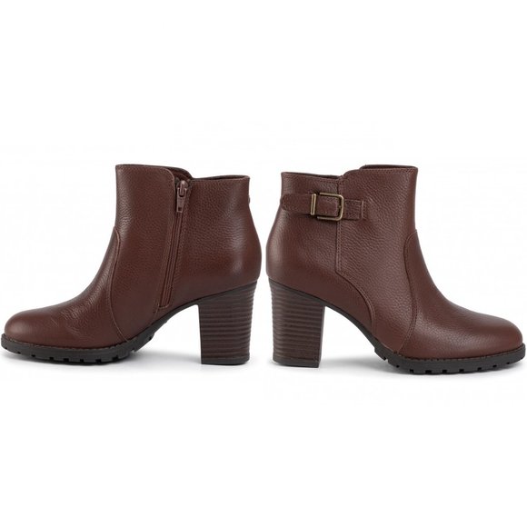 NEW Clarks Collection Verona Leather Gleam Booties - Picture 9 of 15